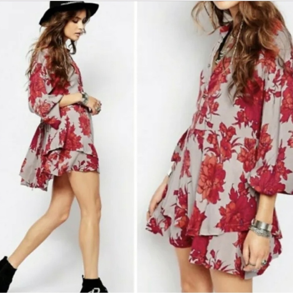 Free People Shake it Mini Dress Size L